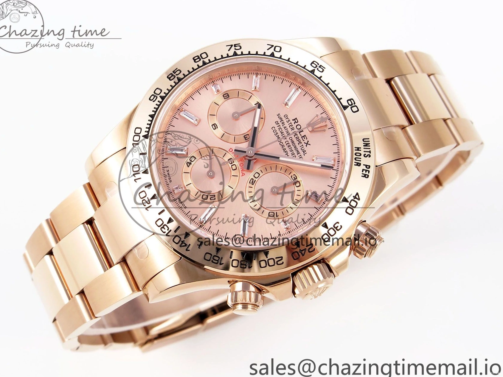 MiroTime 0402 Bold Daytona 116505 KING 1:1 Best Edition RG Crystal Dial on RG Bracelet SH 1938